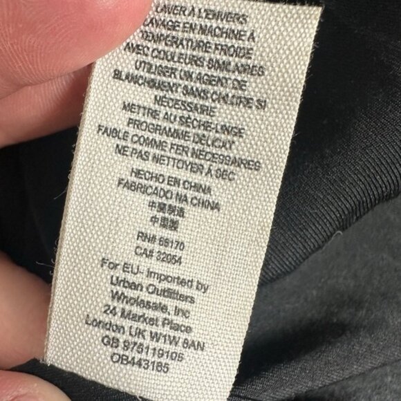 Free People Quilted Vegan Collarless Leather Jacket Black Size 4 Moto Biker Coat - Picture 8 of 15